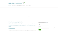 Desktop Screenshot of helhedspsykologi.dk