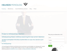 Tablet Screenshot of helhedspsykologi.dk